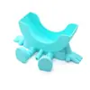 Superventas transfronterizo Lindo Soporte Colgante para Esponjas cara sonriente soporte para esponjas de lavar platos con rejilla de drenaje