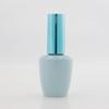 Botella vacía de gel de esmalte de uñas cosmético de vidrio transparente de 15 ml Botella de vidrio de esmalte de uñas de 16 ml sellada con tapa