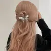 Metal líquido borboleta agarrar clipe avançado tubarão clipe cabeça traseira doce cool menina hairpin meia gravata placa hairpin headwear