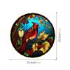 JD138-157 Pegatinas de advertencia de colisión de aves navideñas color 3D visual estático sin pegamento para ventana pegatinas de vidrio transfronterizo