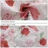 Ropa Hombres Estilo Hong Kong Retro Rosa Estampado Completo Camisas de Manga Larga para Hombres y Mujeres Otoño Sueltas Casuales Florales de Playa