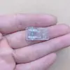 Clipe de acrílico transparente PP, clipe de plástico, adesivo, fita autoadesiva DIY, fita dupla-face, para crachás, documentos e aplicações simples de clipe