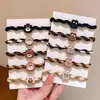 Novo Estilo Corda de Cabeça Trançada Torcida Moda Acessórios de Cabelo para Pessoas que Vão ao Trabalho Anel de Cabelo Feminino Urso Rabo de Cavalo Alto Acessórios de Cabelo Coelhinho Corda de Cabelo Alta Elástica