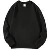 Suéter de manga comprida com ombro caído para outono e inverno, masculino e feminino, gola redonda, algodão geléia, camada de ar, suéter de casal com logo estampado Novo