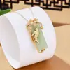 Pendente de Colar Ramo de Flor de Pega Prata Esterlina Marca Sem Agulha Corrente de Lã Corrente de Clavícula Retro Elegante Acessórios Cheongsam Hanfu