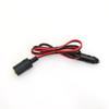 Cable de extensión para encendedor de cigarrillos eléctrico de coche cuadrado de 1,31 pulgadas, suministro de energía para automóvil, cable de funda para encendedor de cigarrillos