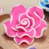 Flor de argila macia 35mm atacado rosa antigo acessórios diy Traje feminino adorno de cabeça grampo de cabelo Joias colar flores
