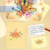 Nueva Tarjeta de Felicitación Tridimensional de Mariposa Lista para Usar Venta al por Mayor Regalo para el Día del Maestro Tarjeta de Felicitación de Cumpleaños Transfronteriza Tarjeta Pequeña de Gama Alta