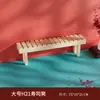 Soporte de Exhibición de Sushi para Buffet Rectangular Cocina Japonesa Plato de Cerámica Plato de Postre Estante de Tres Niveles Mesa de Madera Maciza Comercial