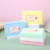 Suministros para uñas al por mayor color algodón para lavar uñas toalla para quitar uñas algodón duro para uñas hoja de algodón desechable para limpiar uñas