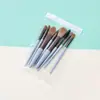 Mini Kit de Pincéis de Maquiagem com 8 Peças, Bolsa Portátil para Pincéis, Pincel para Blush com Cerdas Macias, Pincel para Sombra, Kit Completo de Ferramentas de Beleza Venda por Atacado