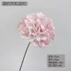 Flor de Hortensia Coreana Caramelo Flor Falsa Arreglo Floral Decoración Guía de Camino de Boda Arte Floral Decorativo Ramo de Hortensias Artificiales