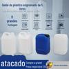 Balde quadrado plano de plástico 5kg10kg empilhável para reagente perfume espessado material novo