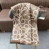 Bufanda Grande de Cachemir Sintético de Alta Gama para Mujer Otoño e Invierno, Chal Jacquard de Doble Cara con Letras Geométricas y Borlas, Bufanda Cálida de Doble Uso para el Cuello