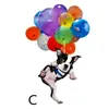 Decoraciones para coche de animales gatito transfronterizas globo de color acrílico decoración navideña colgante de gato lindo para coche