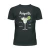 Camiseta de Manga Curta Algodão Pesado Estilo Ins Fresca Solta Oversize Masculina e Feminina com Estampa de Copo de Suco de Fruta