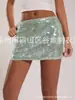 Primavera/Verano 2026 Comercio Exterior Transfronterizo Amazon Moda de Lentejuelas Irregulares Falda Ultra Corta Atuendo para Fiesta Noche de Mujeres