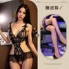 Night Tingxiang Sexy Mono Encaje Tentación Pijama Caliente No-off Traje Uniforme Lencería Sexy
