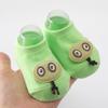 Meias de bebê recém-nascido de primavera e outono, meias de chão antiderrapantes com desenho animado para recém-nascidos, meias de brinquedo fofas para bebês
