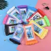 Nuevos suministros para vadeo a la deriva al aire libre natación buceo teléfono móvil bolsa impermeable transparente funda impermeable pantalla táctil venta al por mayor