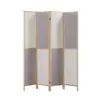 Pantalla de dormitorio de tela de pelo sintético de conejo, diseño moderno y minimalista, adecuada para uso en oficina, hogar, entrada y hotel; pantalla divisoria móvil y plegable