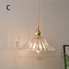 Luminária Pendente Vintage para Sala de Estar Quarto Mesa de Cabeceira Vidro Cristal Pequena Retrô Bar Pousada Cafeteria Balcão de Bar Luminária Pendente de Cabeça Única