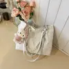 Bolso de moda coreano de moda para mujer, nuevo modelo otoño 2026, bolso de hombro casual de gran capacidad, elegante bolso tote para commuting