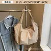 Bolsa de Lona Personalizada Leve Impermeável Nylon Bolsa Tote de Ombro Bolsa de Mão para o Dia a Dia Grande Capacidade Bolsa de Tecido Casual Bolsa Transversal