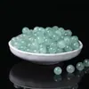 Cuentas sueltas de cristal verde al por mayor para pulseras y accesorios, cuentas redondas, cuentas sueltas de cristal de alta calidad para enhebrar