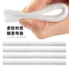 Tiras de Algodón para Dedos del Pie 8X150Mm Almohadillas de Algodón Absorbentes Desechables Suministros para Cuidado de Uñas Cuidado de Pies Separadores de Dedos de Manos y Pies