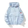 Chaqueta ligera de protección solar de verano para hombres y mujeres, estilo pareja, transpirable, colorida, fina, estilo astronauta, versión coreana de moda, prenda exterior elegante y genial