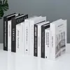 Libros Falsos Ingleses Simples y Modernos, Accesorios Decorativos, Decoraciones de Libros para Sala de Estar tipo Maqueta