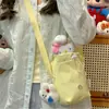 Estilo Japonês Ins Novo Alto Valor Cor Doce Fresca Macaron Cor Celular Jornal Leve Diário Passeio de Primavera Bolsa Transversal