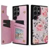 Funda con Doble Botón Estampada Adecuada para Samsung S26Ultra, Funda para Teléfono Pintada con Ranura para Tarjeta S25Edge/S24 Fe/S23