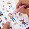 En stock Pinzas para diario de macarrón DIY hecho a mano Herramienta de pinzas para estudiantes Clip de plástico PP gu Ka