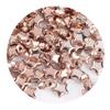 Accesorios de color metálico CCB galvanizados, cuentas con agujero recto, joyería de cuentas, cuentas sueltas de corazón para bricolaje, pulseras de cuentas al por mayor