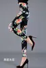 Novas Leggings Femininas de Seda de Leite Lixada Tamanho Grande Elásticas Estampadas Multicoloridas Calças Femininas com Cintura Elástica