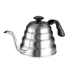 Cafeteira manual pote nuvem aço inoxidável 304 bico fino bico longo controle de temperatura café cafeteira manual pode imprimir LOGOTIPO