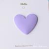 Funda para teléfono móvil de gran venta, accesorios de resina con forma de corazón grande, clip de agarre, accesorios DIY