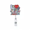 Porta Credencial con Mecanismo Retráctil, Suministro Directo, En Stock, Distribución Transfronteriza de Insignias, Fabricante, Clip para Etiqueta de Acrílico