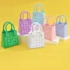 Bolsa tote grande perforada de estilo europeo y americano popular, bolsa de compras de almacenamiento imprimible, minibolsa, bolsa de playa de EVA