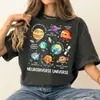 Camiseta de Concienciación sobre Neurodiversidad Regalo para Maestro Educador Moda Casual Estampado Top Inclusivo