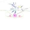 Pulseira de Flor Real Menina Planta de Vidro Pulseira de Narciso Seco Estudante Flor de Cerejeira Cerâmica Artesanal Joias Simples