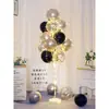 Decoraciones de Globos Flotantes de Mesa y Piso con Tema de Cumpleaños Feliz Cumpleaños para la Fiesta de Primer Cumpleaños de Niños, Decoraciones Brillantes