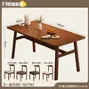 Mesa Apartamento Pequeno Moderna Simples Casa Mesa de Jantar e Cadeiras Sala de Estar Quarto Escritório Escrita Mesa Longa e Cadeiras Espessada e Forte