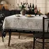 Toalha de Mesa Estilo Americano Personalizada, à Prova de Óleo, Impermeável, Resistente ao Calor, Toalha de Mesa Retangular, Luxo Leve, Sensação de Alta Qualidade, Jogo Americano, Toalha de Mesa