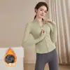 Roupas de Yoga em Promoção para Mulheres, Novos Tops Redondos para Corrida e Fitness, Roupas de Treino Manga Longa Slim Fit, Jaquetas Esportivas Atacado