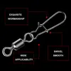 Accesorios para Equipo de Pesca Anilla Giratoria Americana de Acero Inoxidable + Pasador Reforzado Gran Tracción Varias Especificaciones Conector Suministros de Pesca
