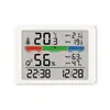 Novo Relógio Eletrônico Magnético Ultra Fino Multifuncional LCD Digital com Temperatura e Umidade Alarme Luz Relógio de Cabeceira 2310