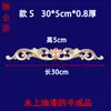 Tallado en Madera Dongyang Piezas de Flor Tallada en Madera Calcomanía Decorativa Tallada en Madera Cabezal de Puerta de Madera Maciza Marco de Puerta de Flor Larga Pared de Fondo Flor de Madera